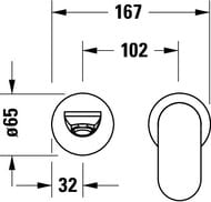    Duravit Wave , ,  202,  WA1070004034
