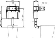   Ideal Standard PROSYS BUILT IN CISTERN 150 M    R014167