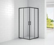 Душевой уголок CEZARES ECO (885-900х885-900х1900) O-A-2-90-C-NERO стекло прозр/черный матовый