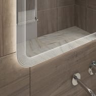 Зеркало настенное Cezares Duet 1400x800x30 подсветка, сенсор, диммер CZR-SPC-DUET-1400-800-LED-TCH