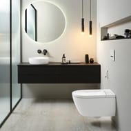 Унитаз-биде Villeroy&Boch ViClean-I200 V0E2 00 R1 (385х595х400) подвесной, б/обод., пульт, сиденье