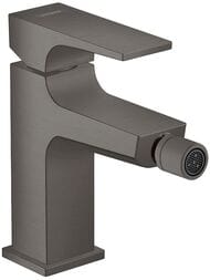 Смеситель Hansgrohe Metropol 32520340  для биде, сливной клапан, шлифов черн хром — миниатюра 1