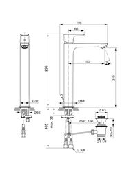    Ideal Standard Connect Air Vessel A7025AA ,   , 