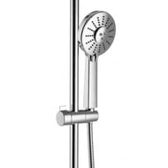 Душевой гарнитур Swedbe Calypso 5063 верхний/ручной душ 3 реж., шланг, мыльница, цвет: хром