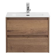 Тумба под раковину BelBagno KRAFT 39 (710х390х515) подвесная, Rovere Tabacco 39-700/390-2C-SO-RT