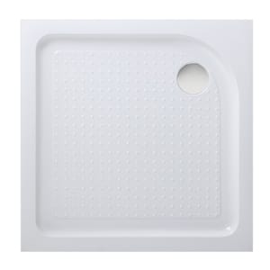Уценка! Поддон акриловый BelBagno (900х900х150) квадратный, белый TRAY-BB-A-90-15-W