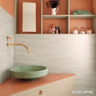 Плитка настенная EQUIPE LANSE MUSLIN (50х250) бежевая (кв.м.)