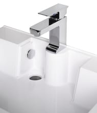 Раковина Aquanet Фортуна 70 (Dolomite) 700х450 мм, литьевой мрамор, белая 182523