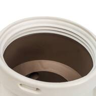 Элемент дымохода D80/80 адаптер STOUT (совместимый  Baxi) PP-Ryton SCA-8080-210002