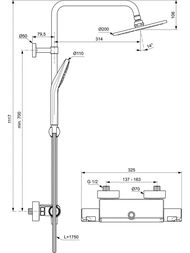   Ideal Standard CERATHERM T50 A7230AA      