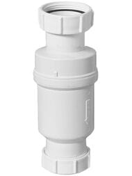 Сливной клапан McAlpine MACVALVE с сухим сифоном Ду=40, гайка-резьба, MRNRV40