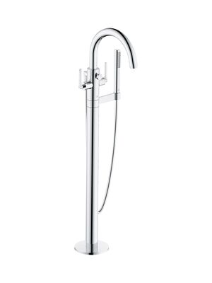 Смеситель KLUDI NOVA FONTE Puristic для ванны/душа, напольный, двухзахватный, хром 205900515