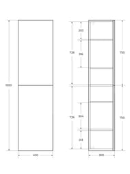 ����� ��������� Cezares ��� (400�300�1500) ��� �����, ����� ������� ECO-1500-2A-SC-BO