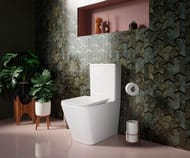 Унитаз-компакт Ceramicanova CUBIC без ободка 840х380х640 сиденье микролифт, белый CN1803-B+CN1803-T