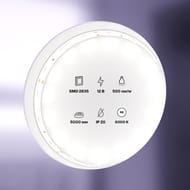 ������������ ����� Led Strip 12� 2835 4,8��/� 6000K 5� IP20, �����, 10104