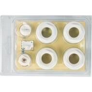 Присоединительный набор GLOBAL 1/2", белый, 011046 (A046KIT1/210)