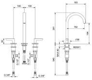 ��������� ��� �������� Fantini Icona Deco 5302R107 �������������, �� 3 ���., ������ ������, ����