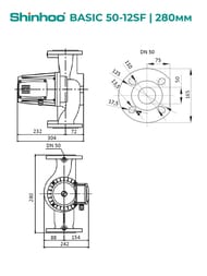   SHINHOO BASIC 50-12SF 3x380, DN 50, , 71222003