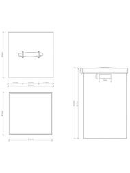 ������� ��� ����� Decor Walther BROWNIE WB 385�385�605 � �������,�������� ����, ����: ������ 0924960