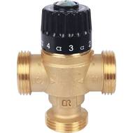 Термостатический смес. клапан STOUT для систем отопления и ГВС 1" НР 30-65°С KV 2,3 центр.смеш