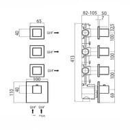 ��������� ��� �����/���� Bossini Cube �����������, ���������, ����. �����, ������ ���. Z032205.073