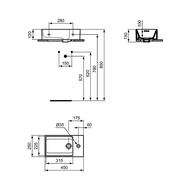  Ideal Standard EXTRA 45  (450250150)     T392301