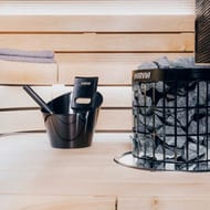 ������������� ���� HARVIA Cilindro BLACK STEEL PC90XE �� �������� ������� HPC9004MXE