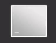 Зеркало Cersanit LED 011 design 800х700 с подсветкой, часы, металл. рамка KN-LU-LED011*80-d-Os — изображение 6