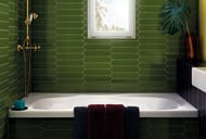 Плитка настенная EQUIPE ARROW Green Kelp (50х250) темно-зеленая 25827 (кв.м.)