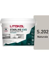 Затирка эпоксидная LITOKOL STARLIKE EVO S.202 NATURALE белая, 5 кг