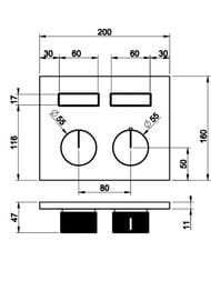 ��������� Gessi Hi-Fi 63004.149 ����., ���������, �� 2 ������, � ��������, ������� �����, ������