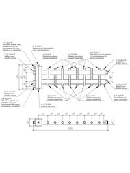 Балансировочный коллектор Gidruss BM-150-9DU до 150 кВт, 1 1/2", 4+4 контура+бок.контур, черный муа — изображение 3