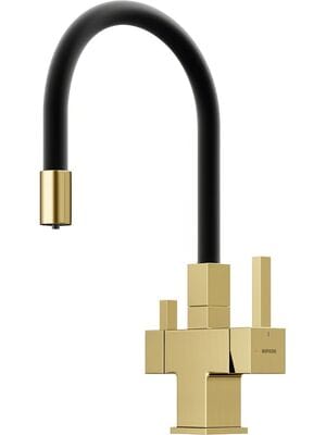 Смеситель SANCOS Arno SC4005BG  для кухни с гибким изливом, каналом для фильтра, браш. золото