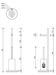 ������ ��������� � ����� � ���������� ������ Decor Walther DW 6700 ������, ����: ����/����� 0838400