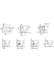 ������ ���������� Kerasan Nolita 531881 550�350�430 ������������, ��� �������, ���� (Nocciola matt)