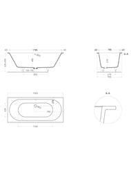 ����� �������. Salini Ornella Axis (1900�900�635/655) ���.������, S-Stone, ������ ������� 103422MF