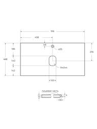 ���������� BelBagno (916x468�10) ������������,� ���. ��� ���������, Cemento KEP-90-CEM