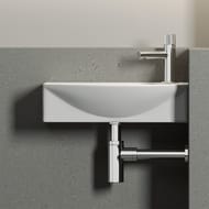 Раковина подвесная Ceramicanova Element 455х220х130 чаша слева, отв. под смеситель, белый CN6038L