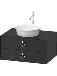 ����� ��� �������� Duravit White Tulip 800�408�550��, ���������, 2 �����, ����: ������ WT499005858