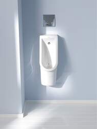 Писсуар DURAVIT STARCK 3 245х700 без "мушки", подача воды сзади, крепление 0827250000