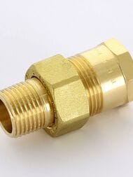 Сгон (американка) VIEGA 1/2"Нх1/2"В прямой, коническое уплотнение, бронза арт. 447 007
