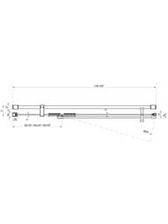 ������� ����� RAVAK COOL COSD2-120  (1180-1195x1950) ������, ������� ����+Transparent