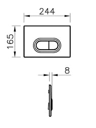 ����������� ��� ���������� ������� Vitra V12 Rapid � �������� ����� ���� ��������� 700-1873