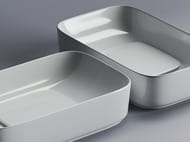 Раковина накладная Ceramicanova Element 600х375х145, прямоугольная, белый CN5021
