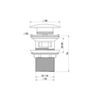 ������ ������ ��� �������� � ��������� 1 1/4 WONZON & WOGHAND, ���� WW-88SS01-CR