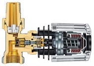 Термоголовка DANFOSS RA 2994 с газонапол. датчиком темп-ры, клипсовое соед. 013G2994/013G7090