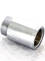 Удлинитель Tiemme 1"х40мм хром, арт. 1500393 (1530C0640)