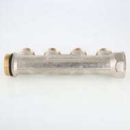 Коллектор VALTEC 1" на 4 выхода евроконус 3/4" никель VTc.500.NE.060504