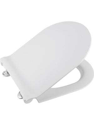 Сиденье для унитаза GSI Slim NORM/PURA/KUBE X с плавным опусканием, тонкое, цвет: белый MS86CSN11
