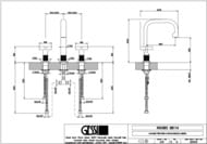 ��������� Gessi Inciso 58114.299 ��� �����������, �� 3 ���������, ������